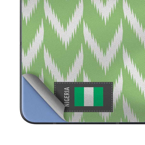 Nigeria Soccer Flag Galaxy Z Fold5 5G Skin